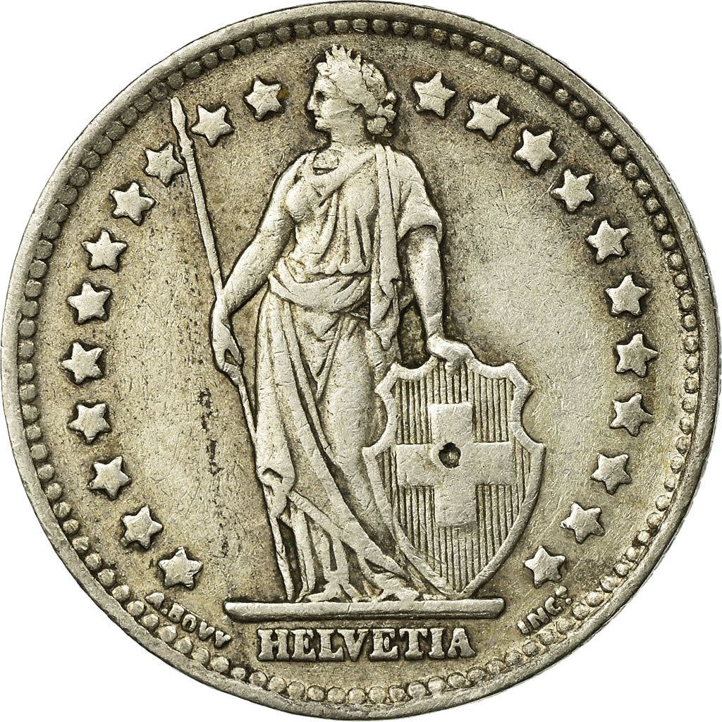 Switzerland Coin Swiss 1 Franc | Helvetia | KM24 | 1875 - 1967