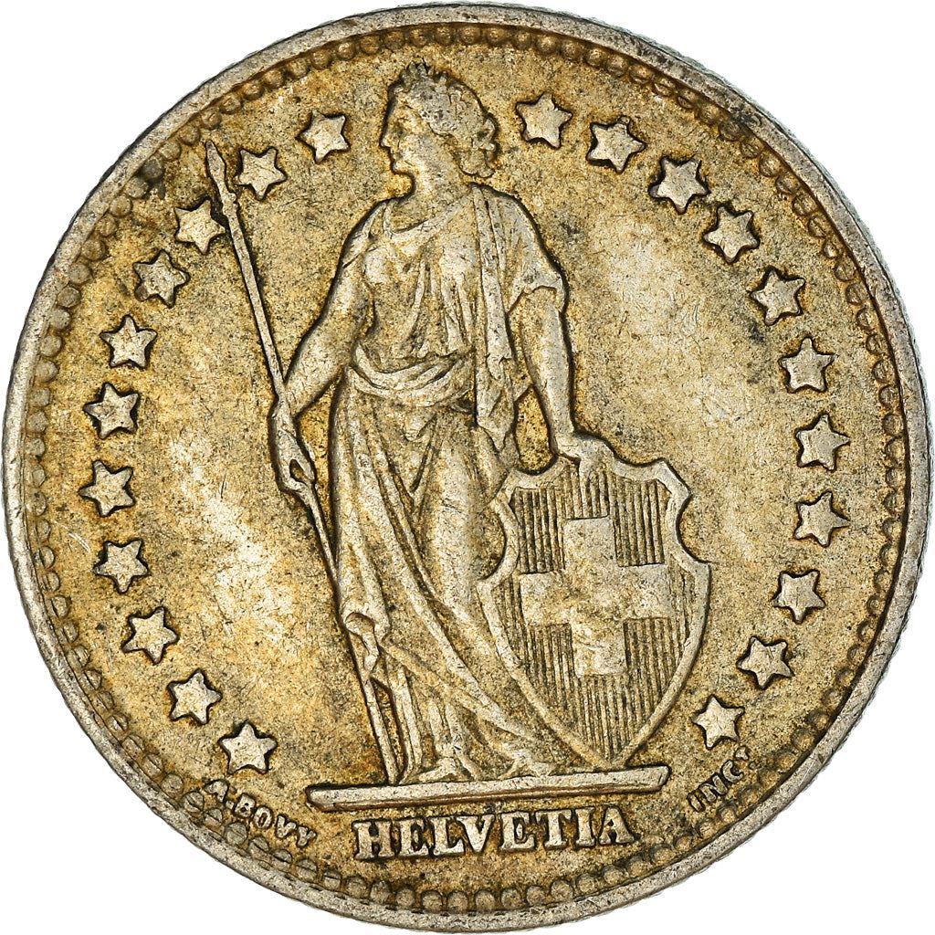 Switzerland Coin Swiss 1 Franc | Helvetia | KM24 | 1875 - 1967