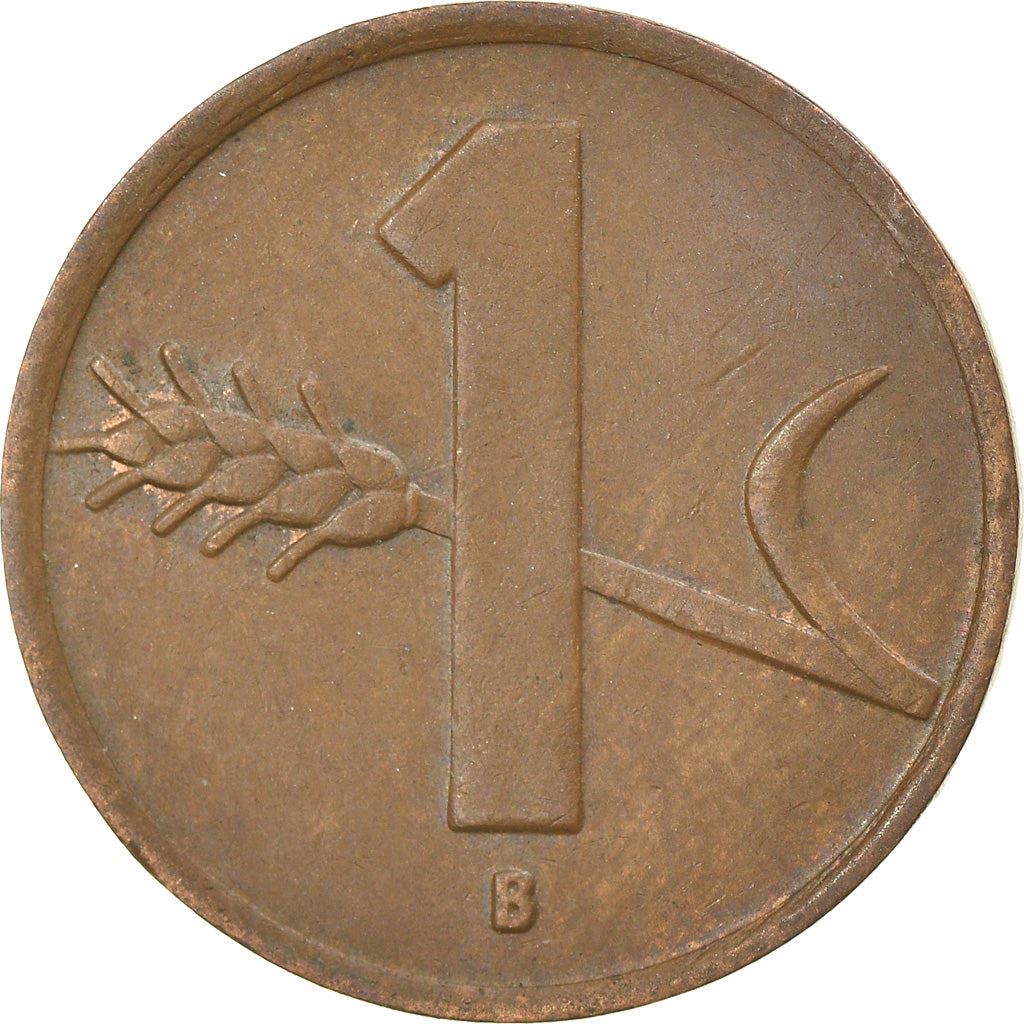 Switzerland Coin Swiss 1 Rappen | Wheat Spike | Swiss Cross | KM46 | 1948 - 2006