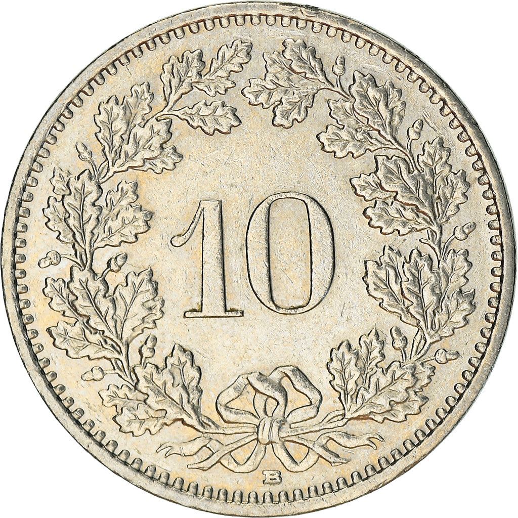 Switzerland Coin Swiss 10 Rappen | Goddess of Liberty Libertas | KM27 | 1879 - 2021