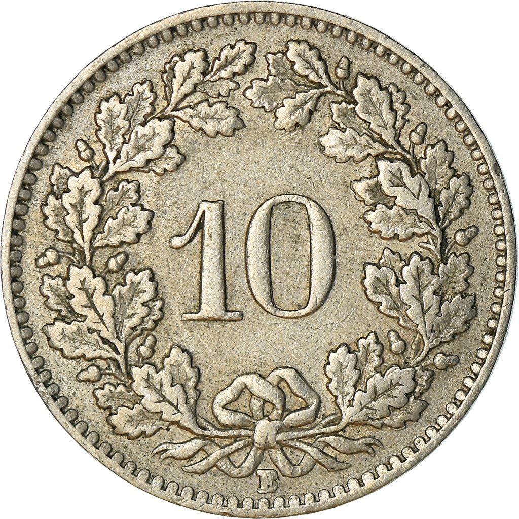 Switzerland Coin Swiss 10 Rappen | Goddess of Liberty Libertas | KM27 | 1879 - 2021