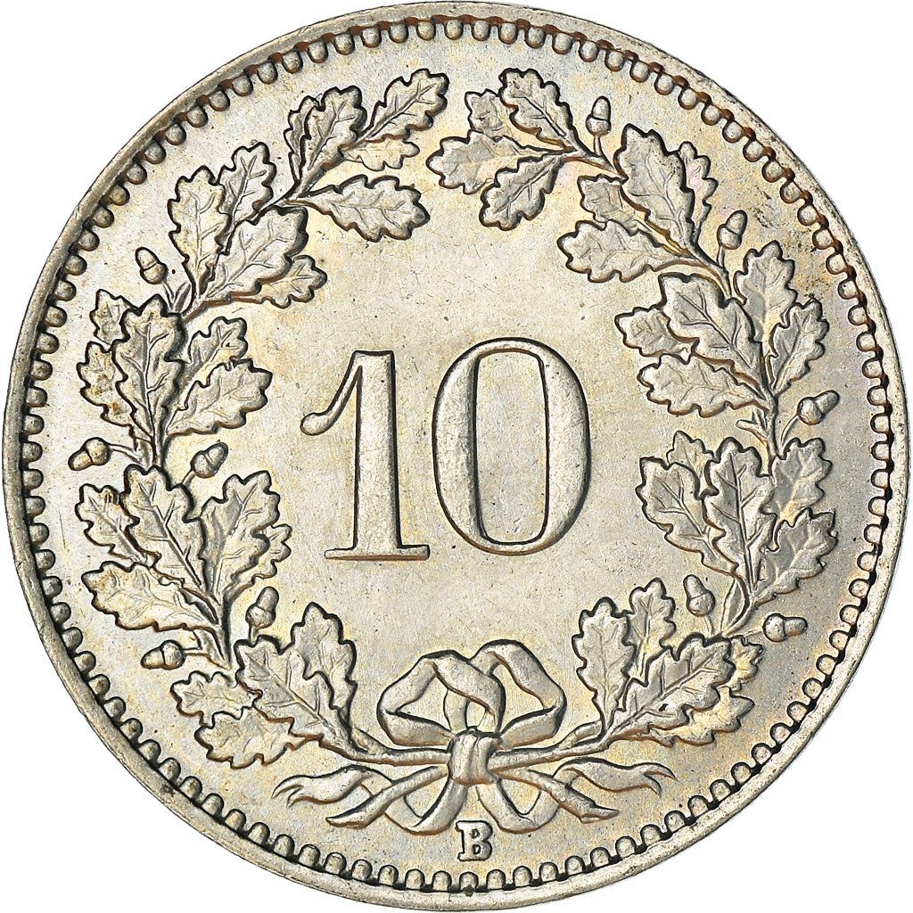 Switzerland Coin Swiss 10 Rappen | Goddess of Liberty Libertas | KM27 | 1879 - 2021