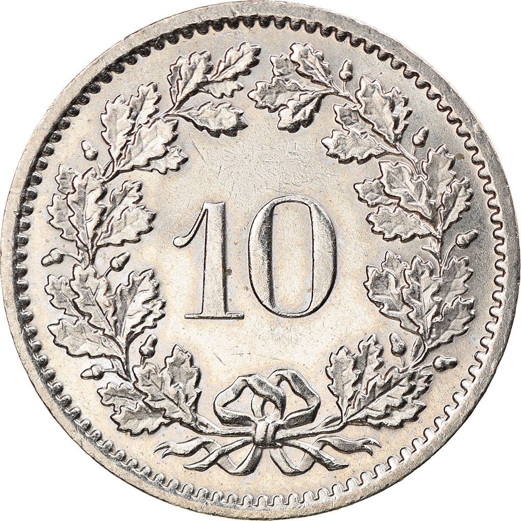 Switzerland Coin Swiss 10 Rappen | Goddess of Liberty Libertas | KM27 | 1879 - 2021