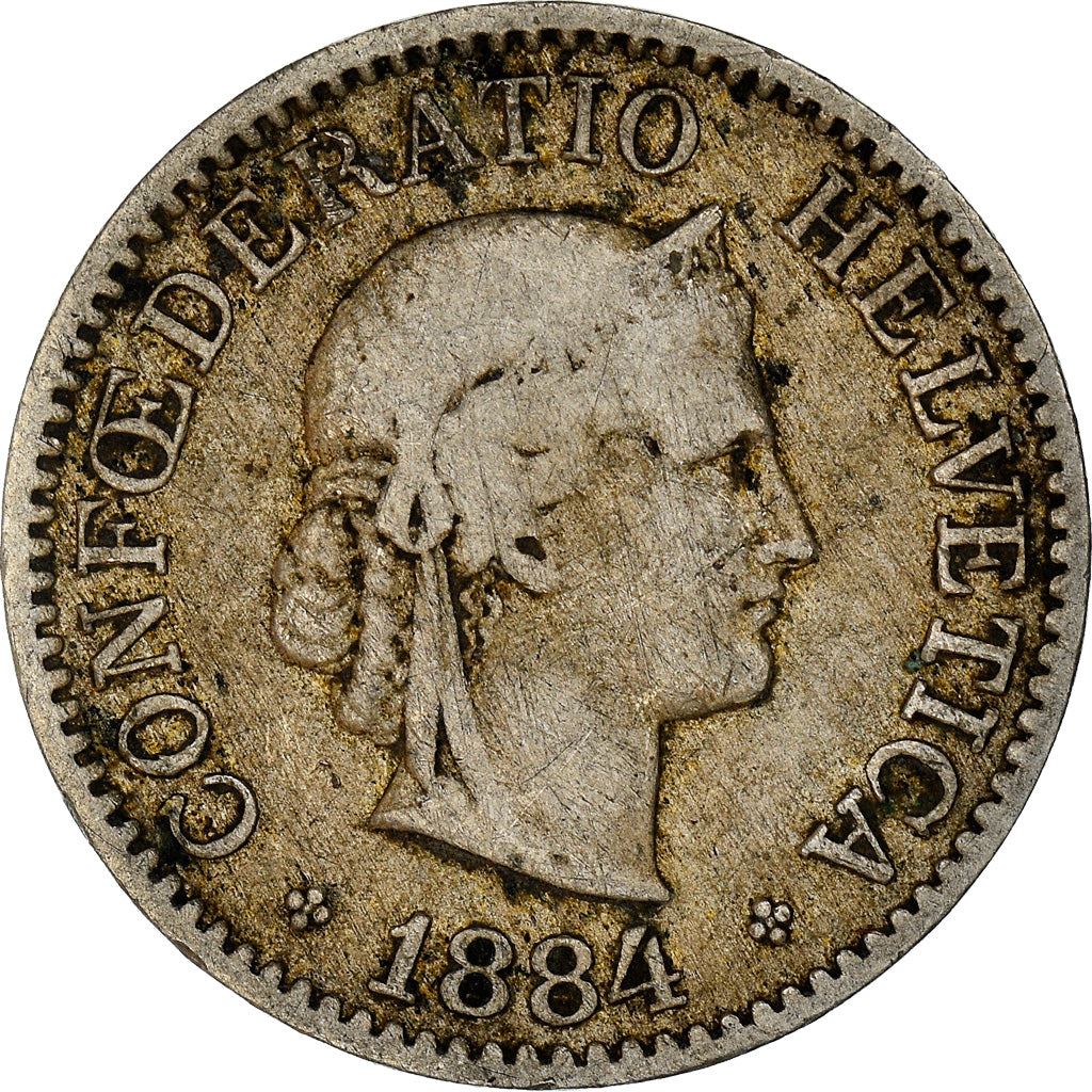 Switzerland Coin Swiss 10 Rappen | Goddess of Liberty Libertas | KM27 | 1879 - 2021