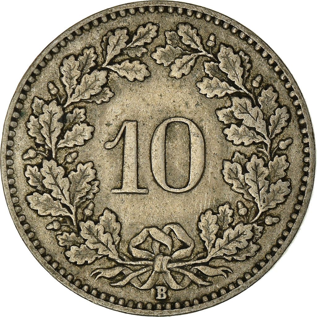 Switzerland Coin Swiss 10 Rappen | Goddess of Liberty Libertas | KM27 | 1879 - 2021