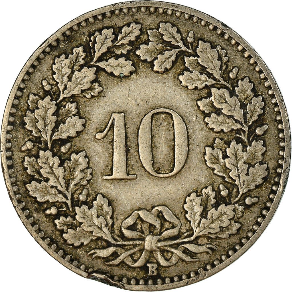 Switzerland Coin Swiss 10 Rappen | Goddess of Liberty Libertas | KM27 | 1879 - 2021