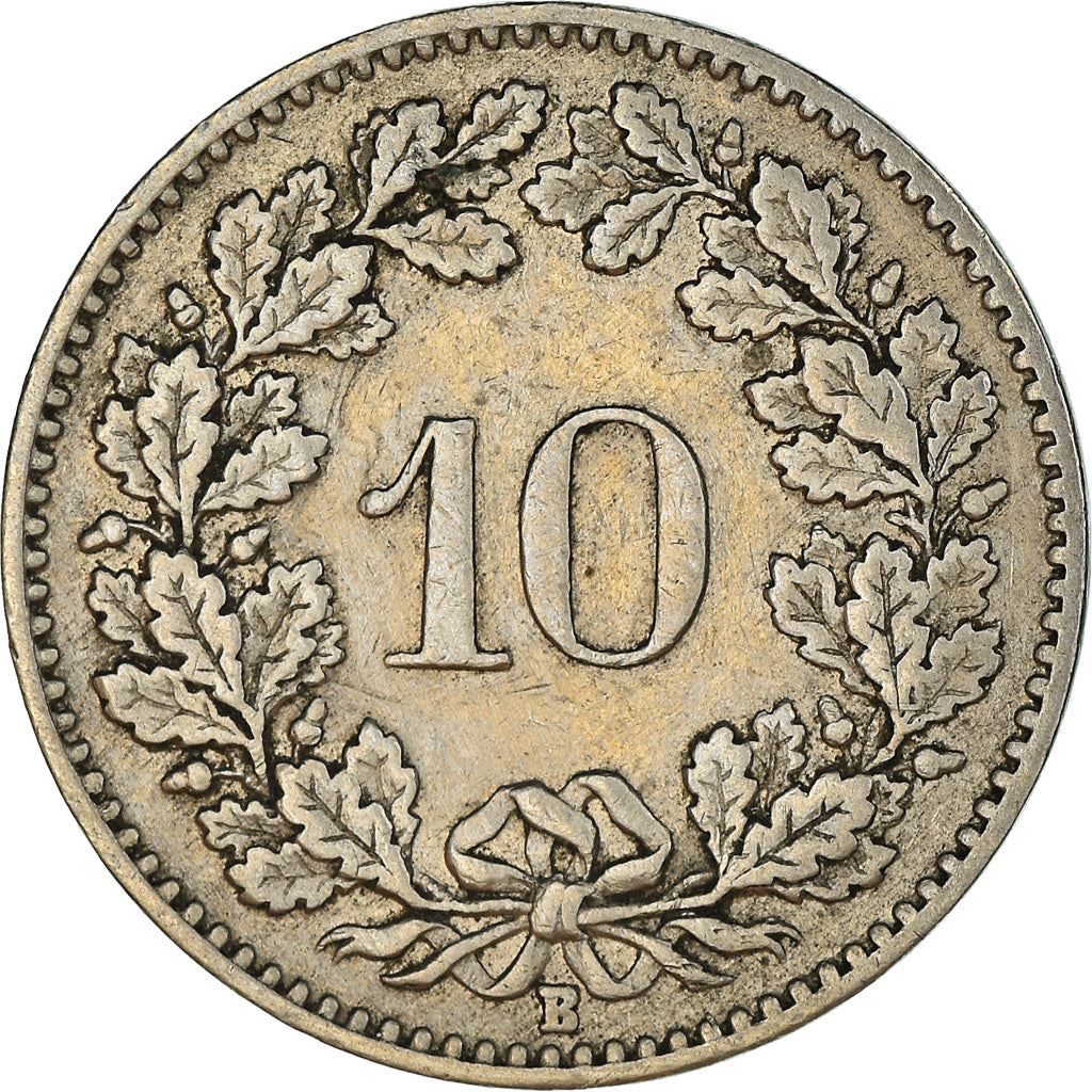 Switzerland Coin Swiss 10 Rappen | Goddess of Liberty Libertas | KM27 | 1879 - 2021