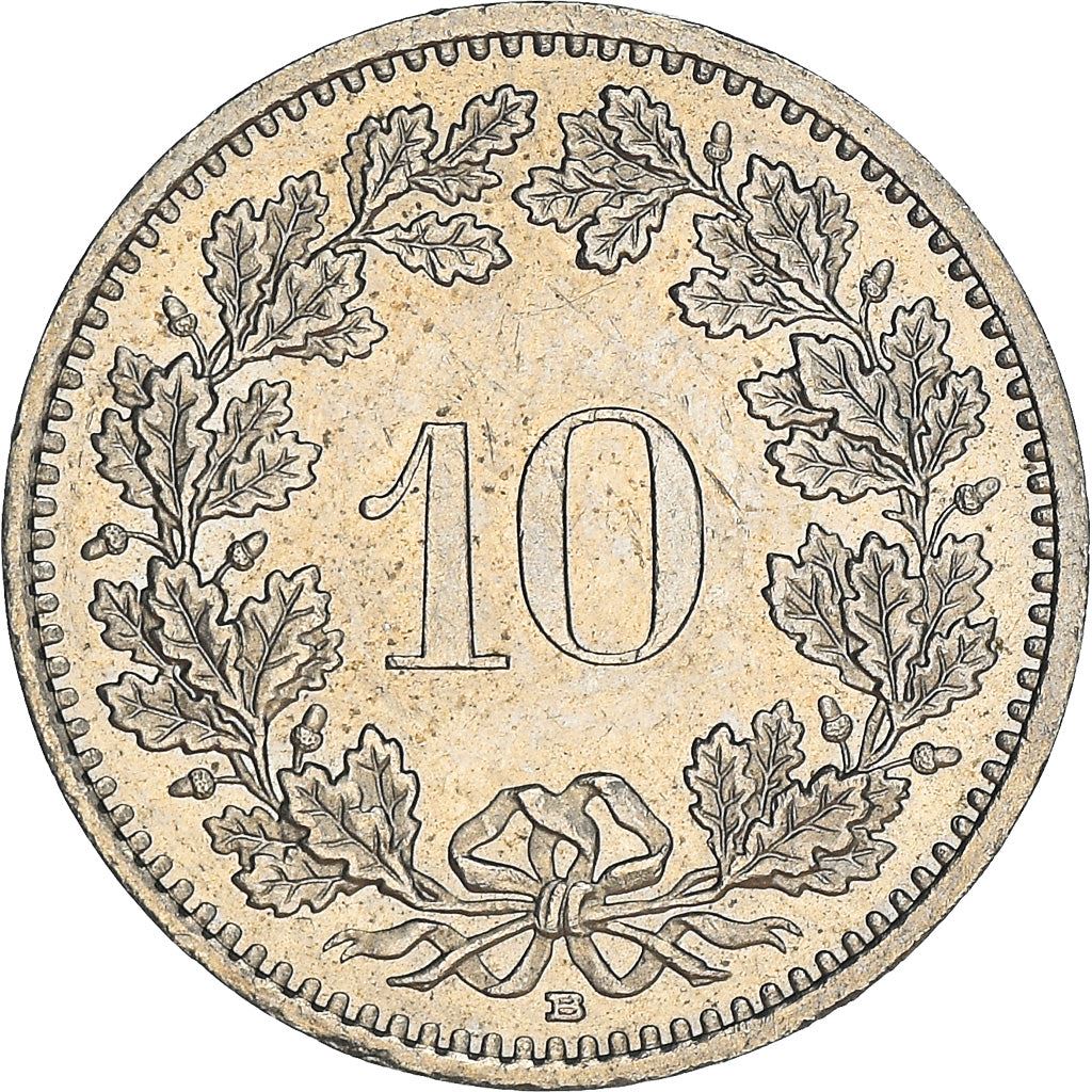 Switzerland Coin Swiss 10 Rappen | Goddess of Liberty Libertas | KM27 | 1879 - 2021