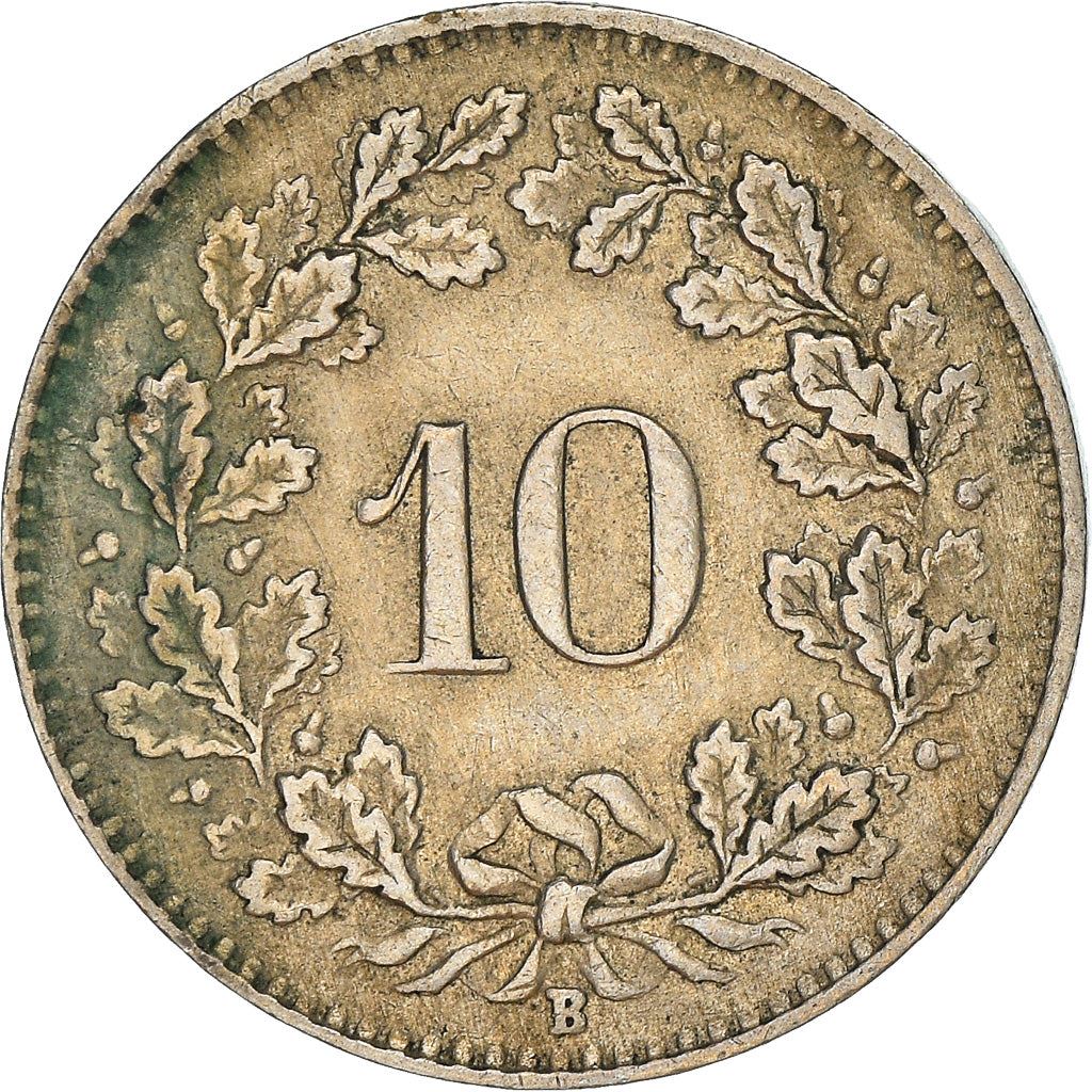 Switzerland Coin Swiss 10 Rappen | Goddess of Liberty Libertas | KM27 | 1879 - 2021