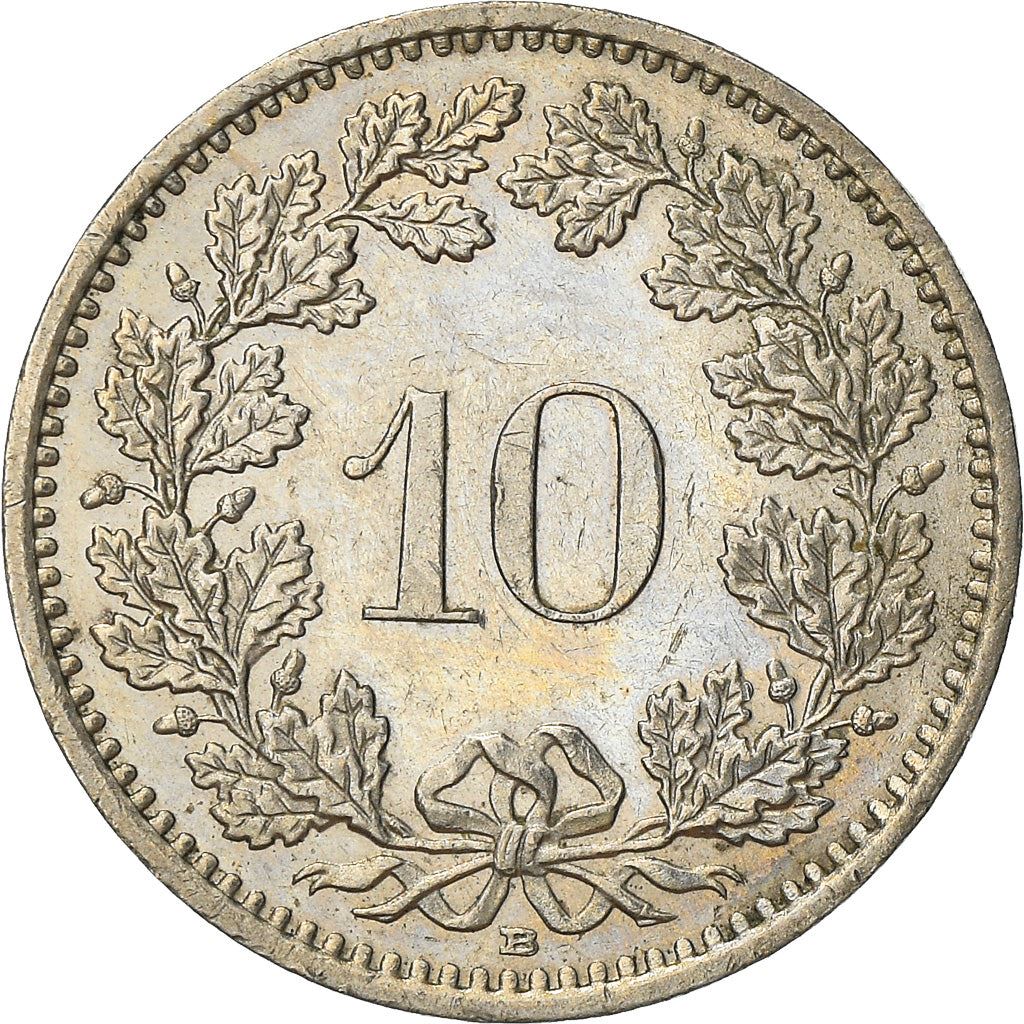 Switzerland Coin Swiss 10 Rappen | Goddess of Liberty Libertas | KM27 | 1879 - 2021