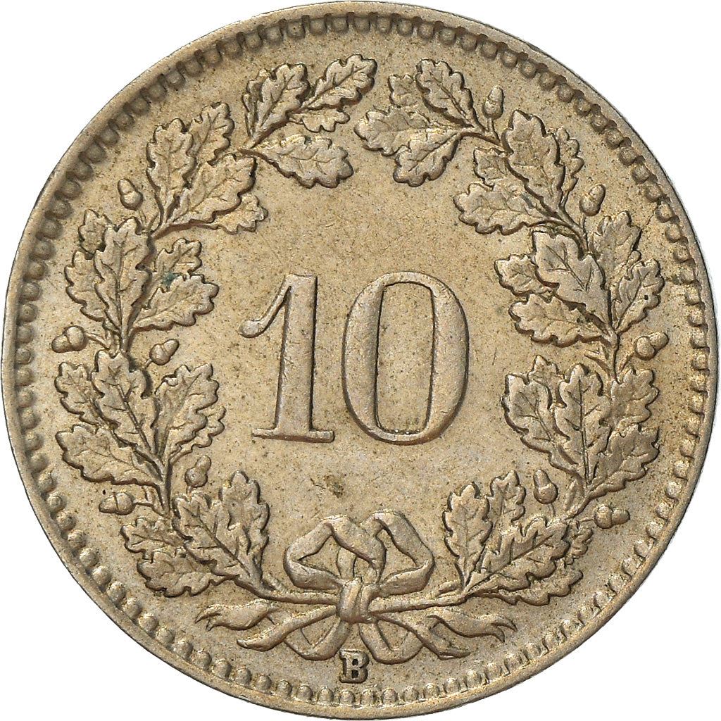 Switzerland Coin Swiss 10 Rappen | Goddess of Liberty Libertas | KM27 | 1879 - 2021