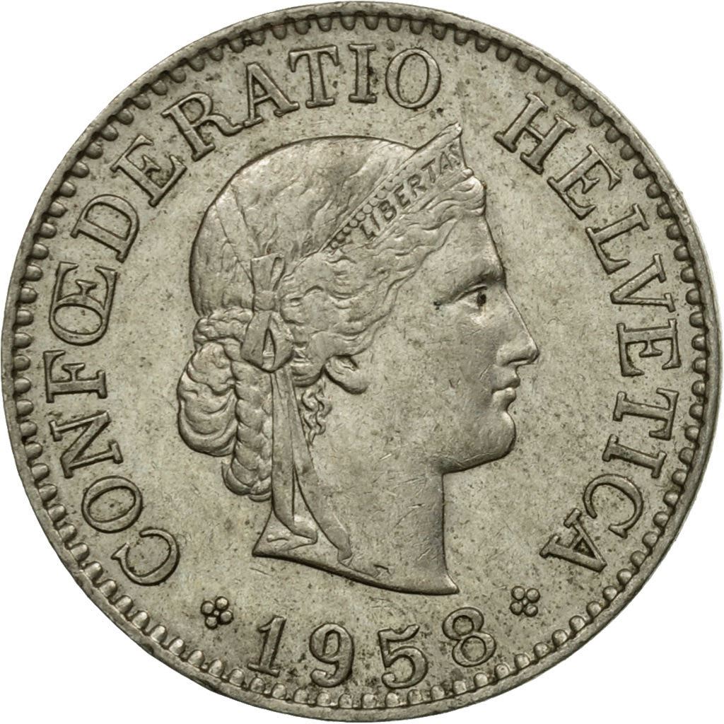 Switzerland Coin Swiss 10 Rappen | Goddess of Liberty Libertas | KM27 | 1879 - 2021