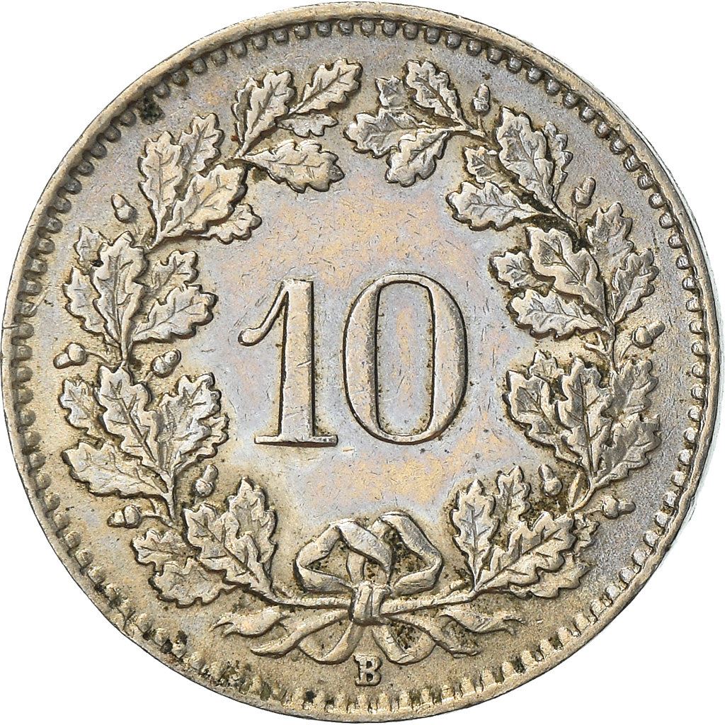 Switzerland Coin Swiss 10 Rappen | Goddess of Liberty Libertas | KM27 | 1879 - 2021