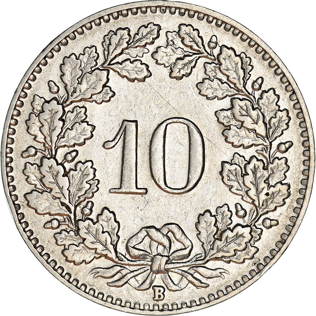 Switzerland Coin Swiss 10 Rappen | Goddess of Liberty Libertas | KM27b | 1932 - 1939