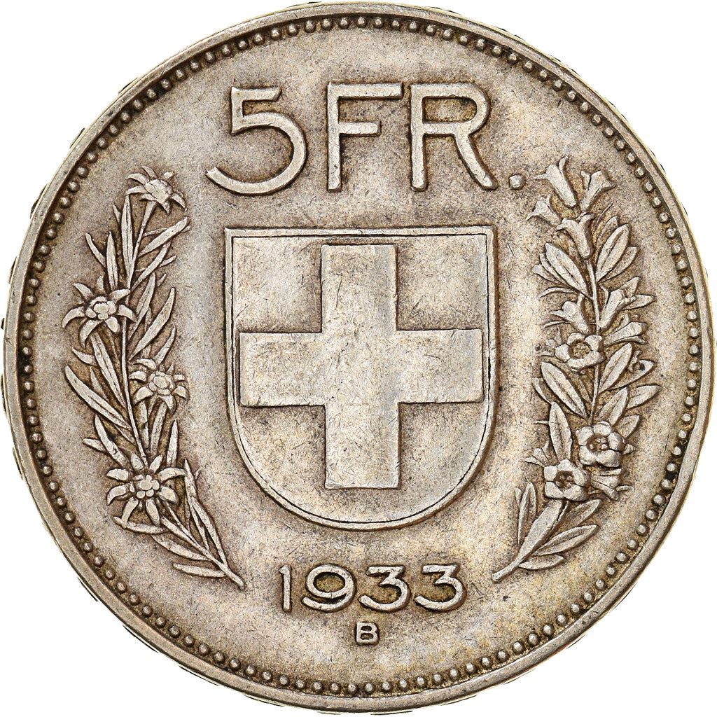 Switzerland Coin Swiss 5 Francs | Composer Paul Burkhard | KM40 | 1931 - 1969