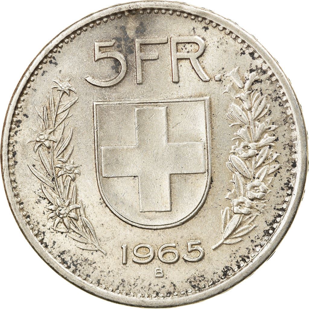 Switzerland Coin Swiss 5 Francs | Composer Paul Burkhard | KM40 | 1931 - 1969