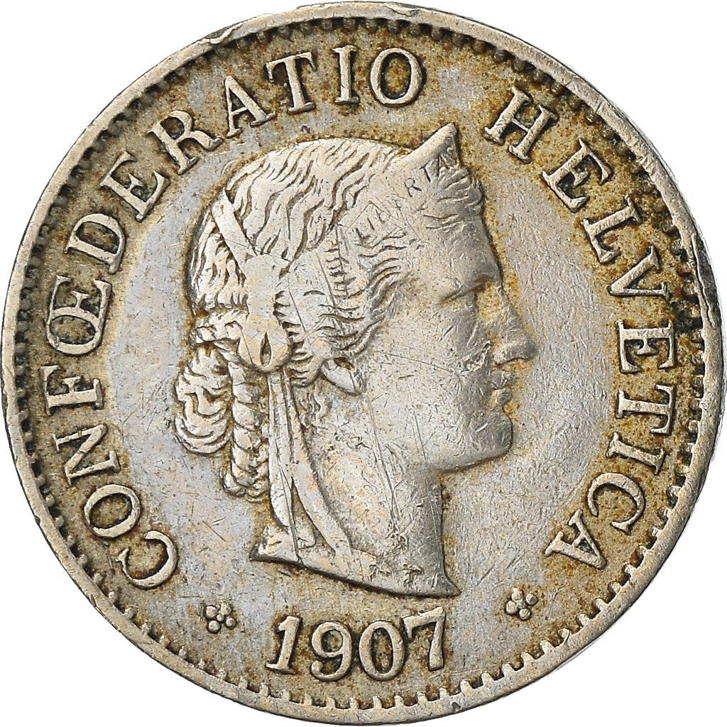 Switzerland Coin Swiss 5 Rappen | Goddess of Liberty Libertas | KM26 | 1879 - 1980