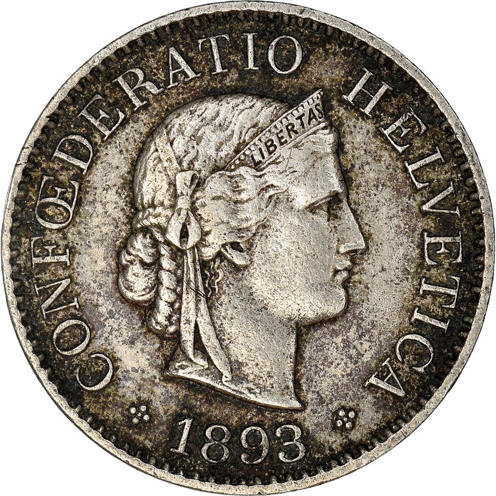 Switzerland Coin Swiss 5 Rappen | Goddess of Liberty Libertas | KM26 | 1879 - 1980