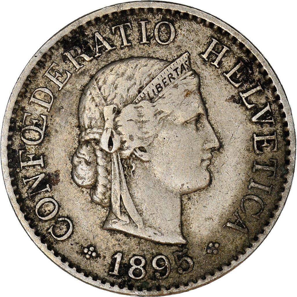 Switzerland Coin Swiss 5 Rappen | Goddess of Liberty Libertas | KM26 | 1879 - 1980