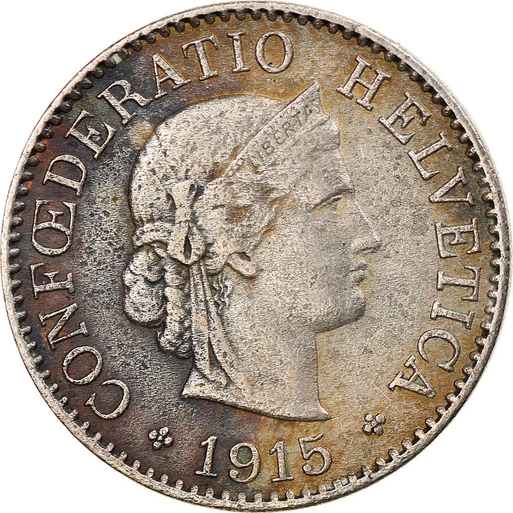 Switzerland Coin Swiss 5 Rappen | Goddess of Liberty Libertas | KM26 | 1879 - 1980