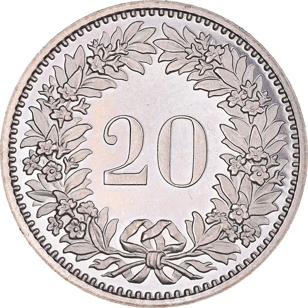 Switzerland | Swiss | 20 Rappen Coin | Goddess of Liberty Libertas | KM29a | 1939 - 2021