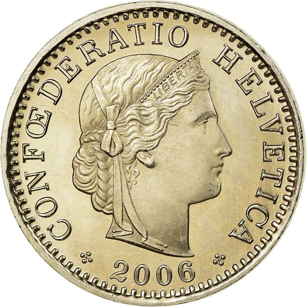 Switzerland | Swiss | 20 Rappen Coin | Goddess of Liberty Libertas | KM29a | 1939 - 2021