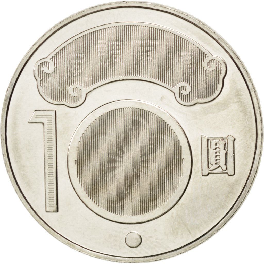 Taiwan | 10 New Dollars Coin | Chiang Wei-shui | Y:573, Schön:61 | 2010