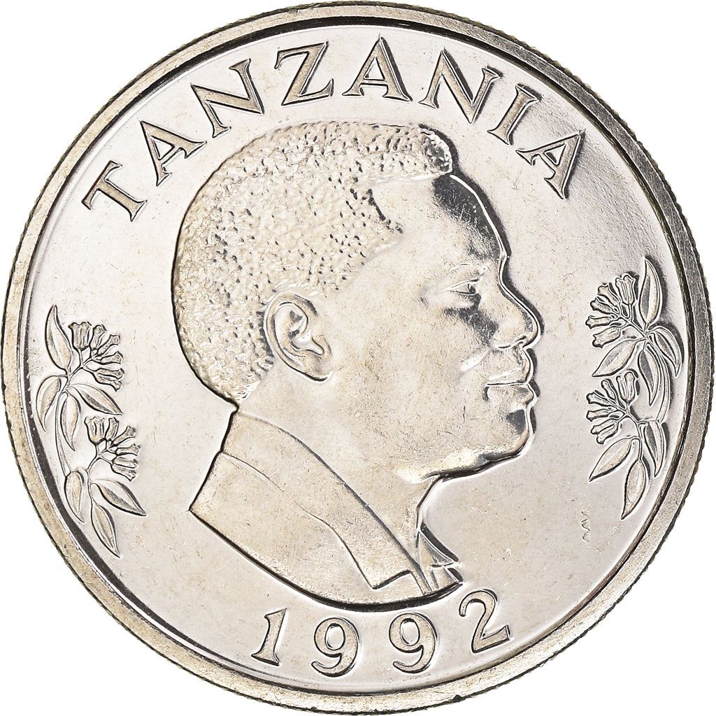 Tanzania | 1 Shilingi Coin | Torch | Km:22 | 1987 - 1992