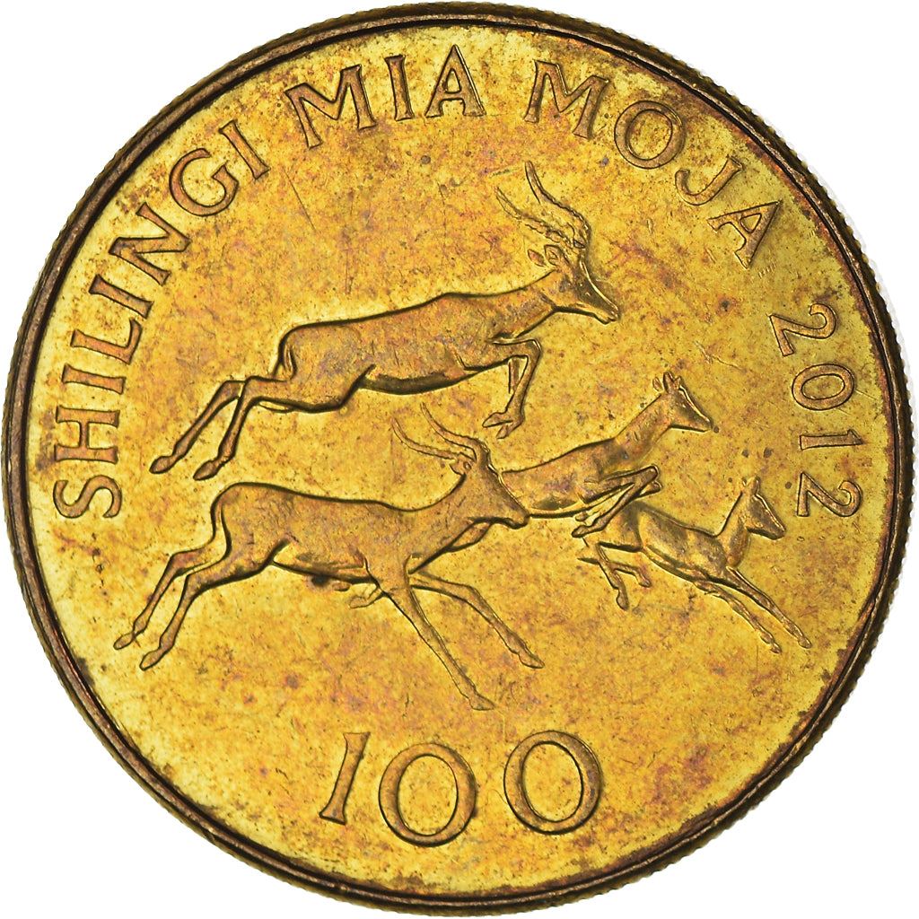 Tanzania | 100 Shilingi Coin | Impala | Km:32 | 1993 - 2015