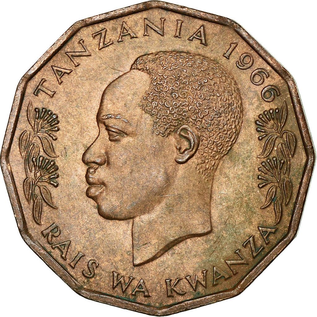 Tanzania | 5 Senti Coin | Sailfish | Km:1 | 1966 - 1984