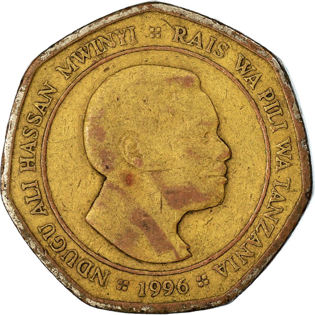 Tanzania | 50 Shilingi Coin | Rhino | Km:33 | 1996 - 2015