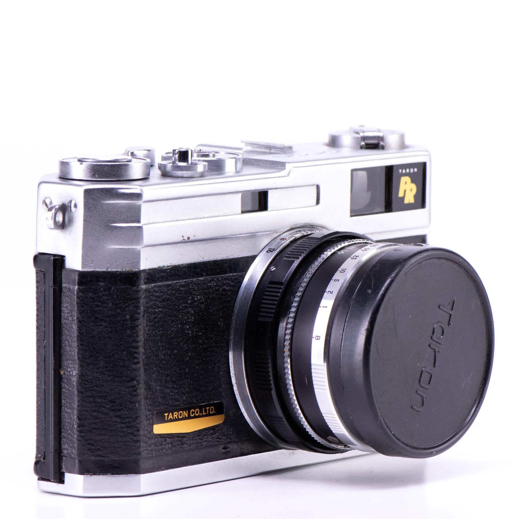 Taron PR Camera | Taronar F.C. 45mm f2.8 | White | Japan | 1960 | Not working