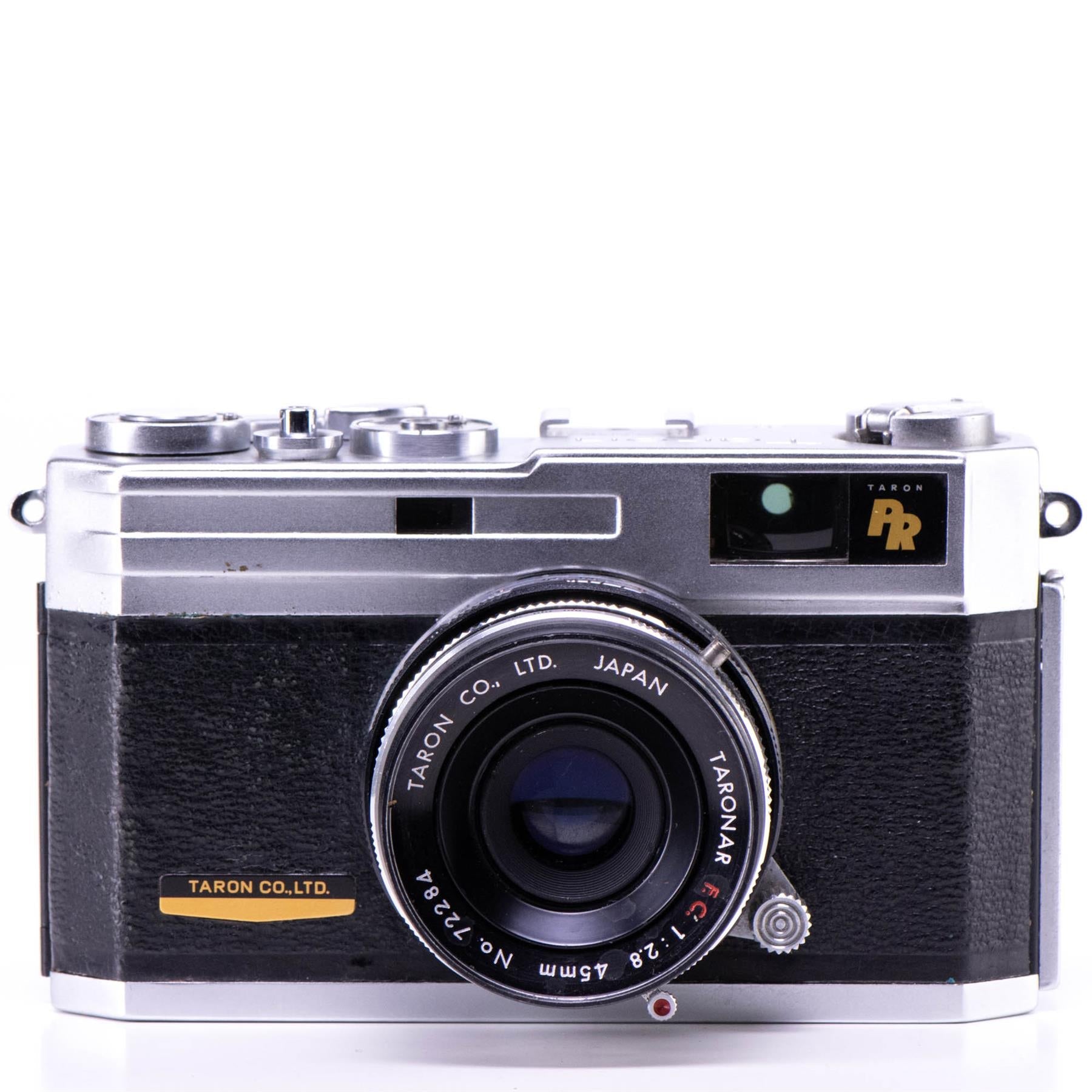 Taron PR Camera | Taronar F.C. 45mm f2.8 | White | Japan | 1960 | Not working