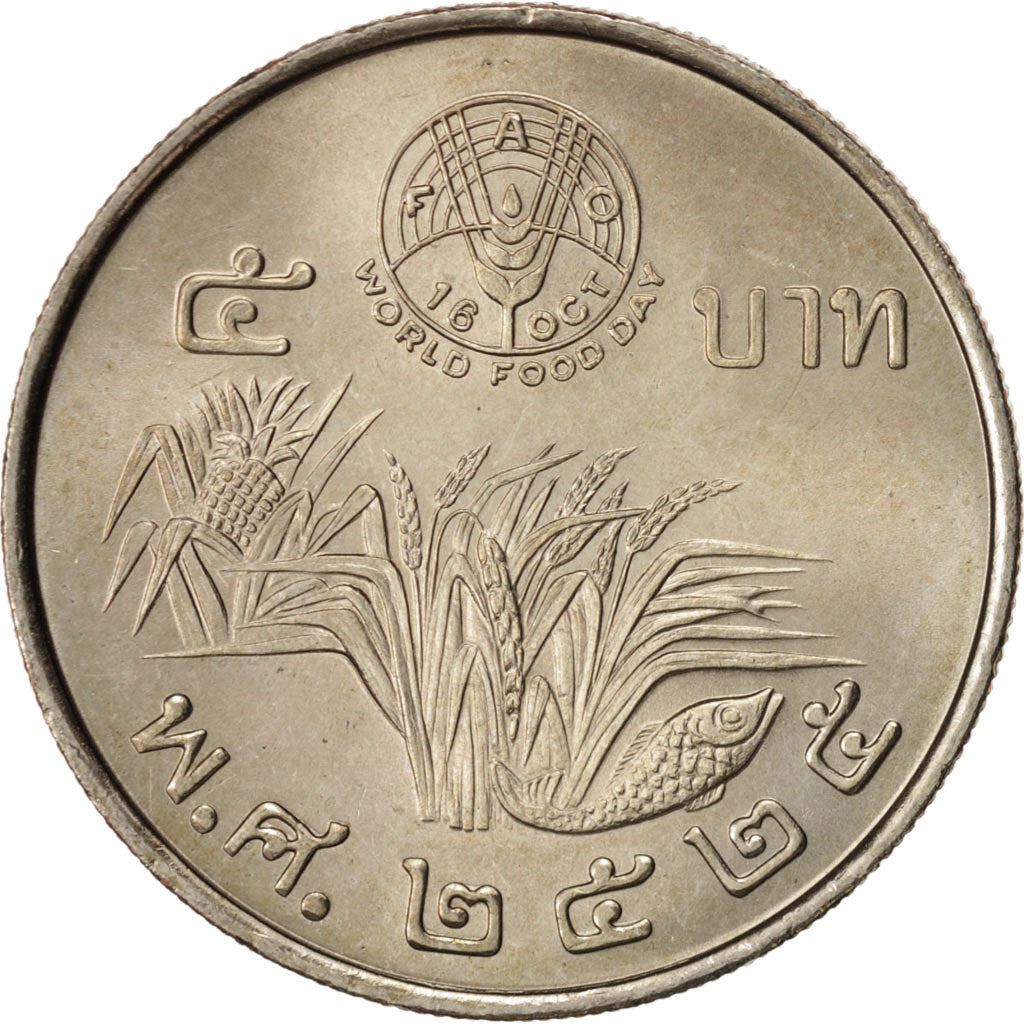 Thailand | 5 Baht Coin | World Food Day | Y:158 | 1982