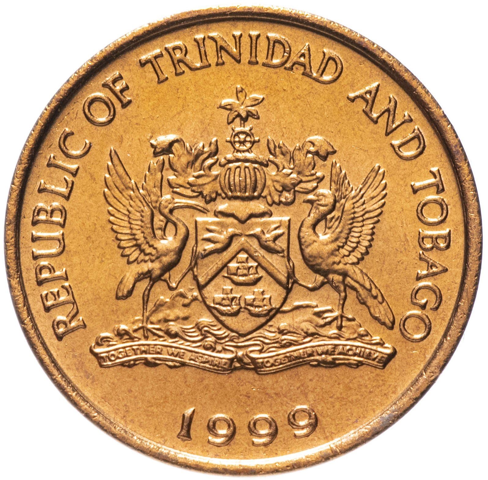 Trinidad and Tobago 1 Cent Coin | Hummingbird | KM29 | 1976 - 2016