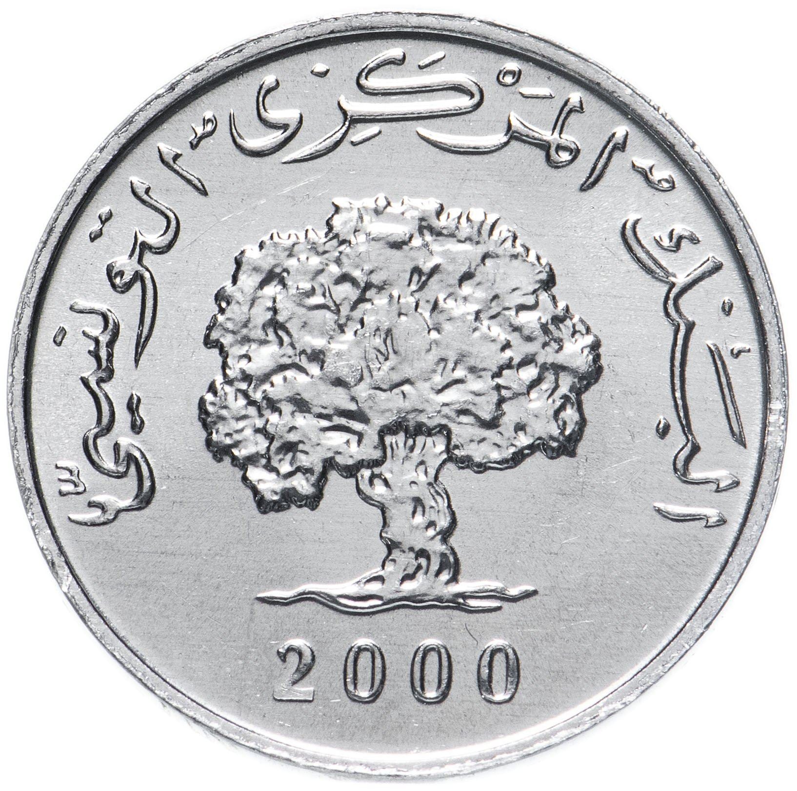 Tunisia 1 Millième Coin KM280 1960