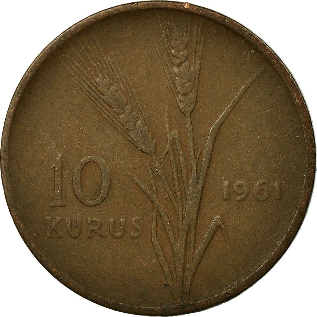 Turkey | 10 Kuruş Coin | KM891.2 | 1958 - 1968