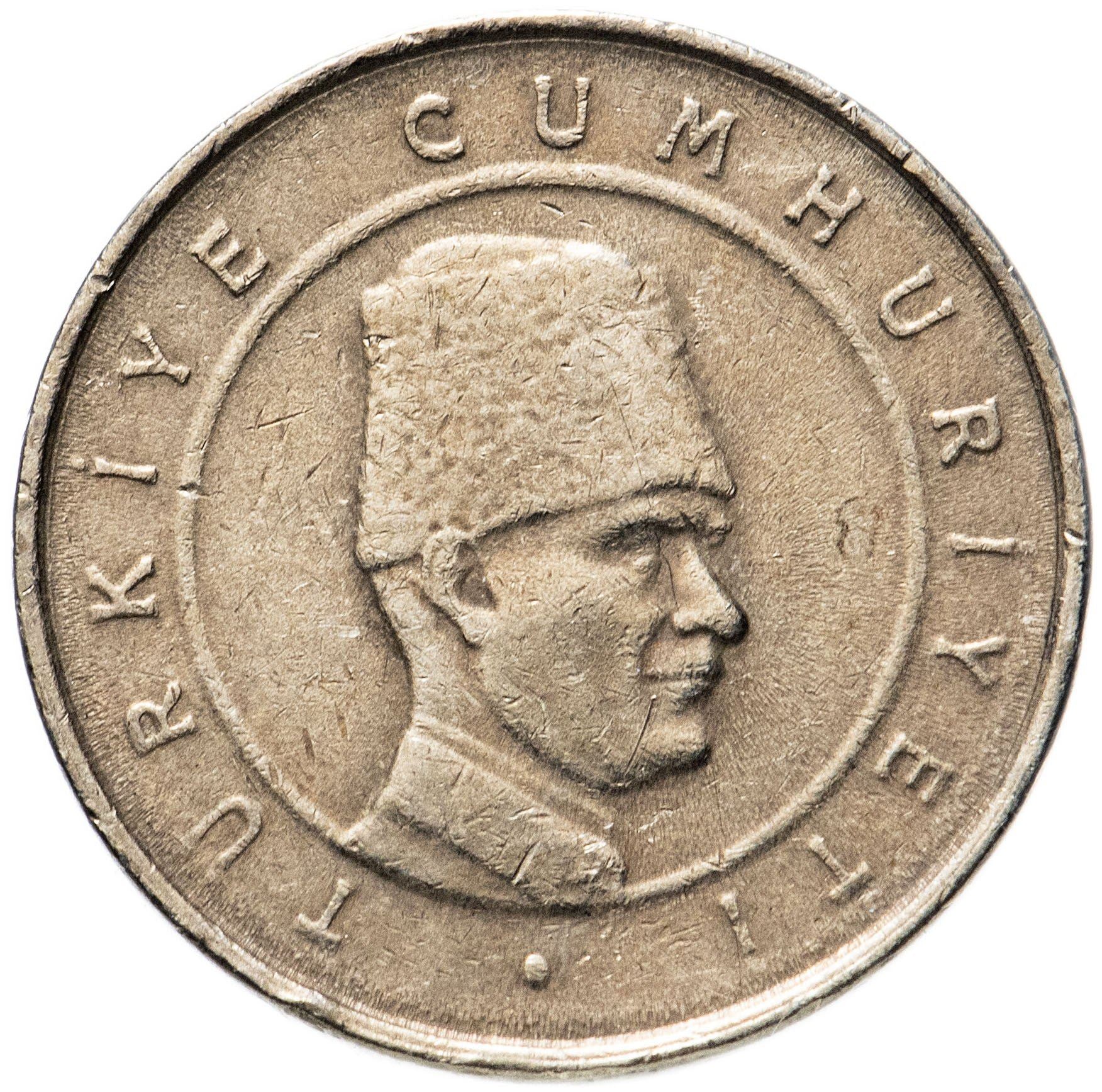 Turkey Coin Turkish 10 Yeni Kurus | President Mustafa Kemal Ataturk | KM1166 | 2005 - 2008