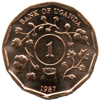 Uganda | 1 Shilling Coin | KM27 | 1987