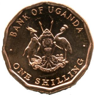 Uganda | 1 Shilling Coin | KM27 | 1987