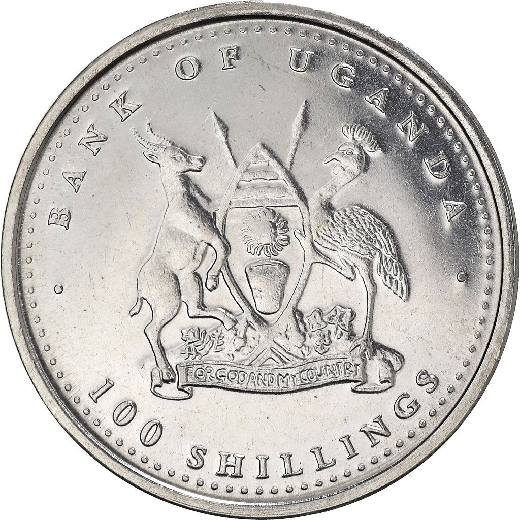 Uganda | 100 Shillings Coin | Pig | KM199 | 2004