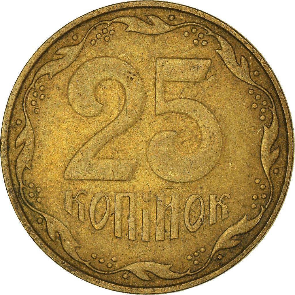 Ukraine 25 Kopiiok Coin | KM2.1b | 2001 - 2013