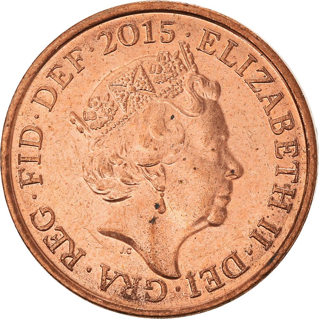 United Kingdom 1 Penny - Elizabeth II 4th portrait | Royal Shield | Coin KM1107 2008 - 2015