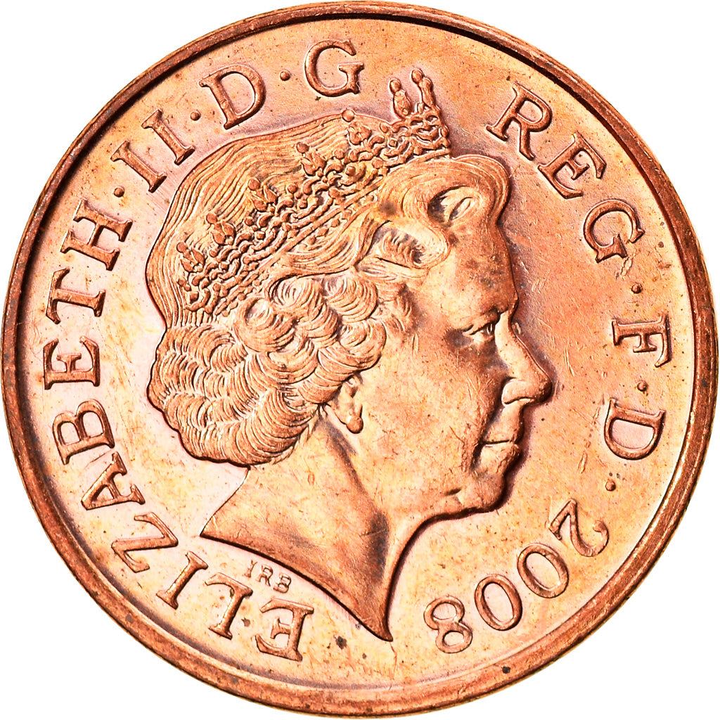 United Kingdom 1 Penny - Elizabeth II 4th portrait | Royal Shield | Coin KM1107 2008 - 2015