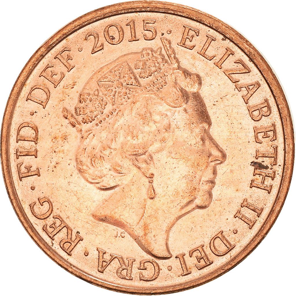 United Kingdom 1 Penny - Elizabeth II 4th portrait | Royal Shield | Coin KM1107 2008 - 2015