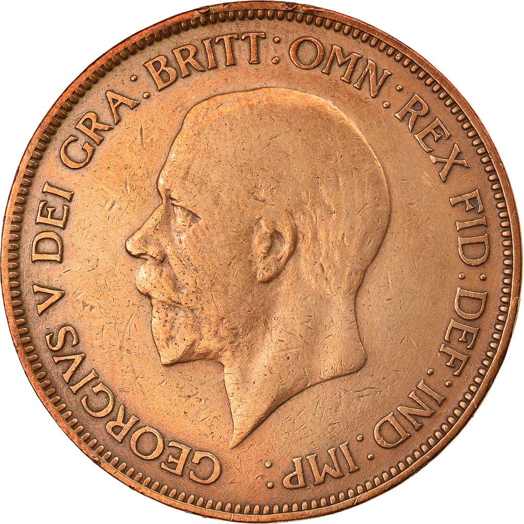 United Kingdom 1 Penny - George V smaller portrait | Coin KM838 1928 - 1936