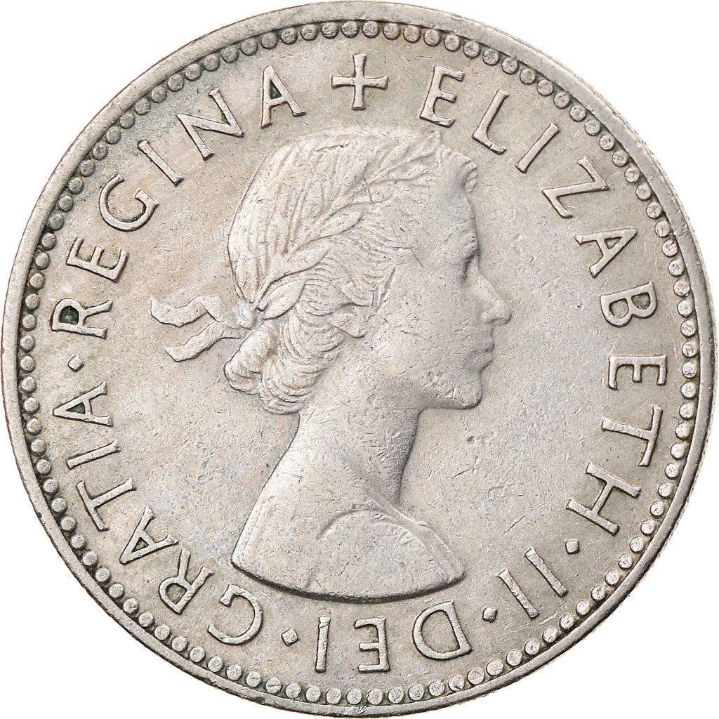 United Kingdom 1 Shilling - Elizabeth II English shield | no 'BRITT:OMN' | Coin KM904 1954 - 1970