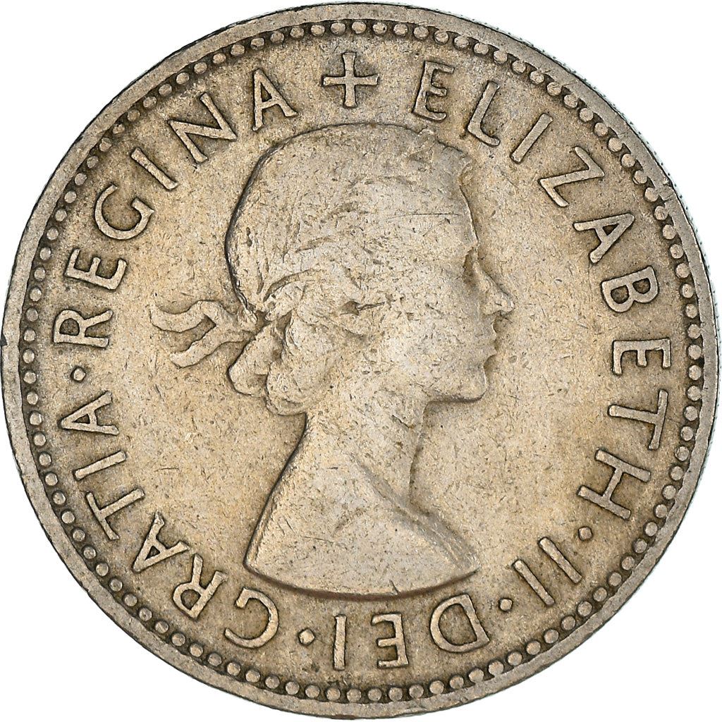 United Kingdom 1 Shilling - Elizabeth II Scottish shield | no 'BRITT:OMN' | Coin KM905 1954 - 1970