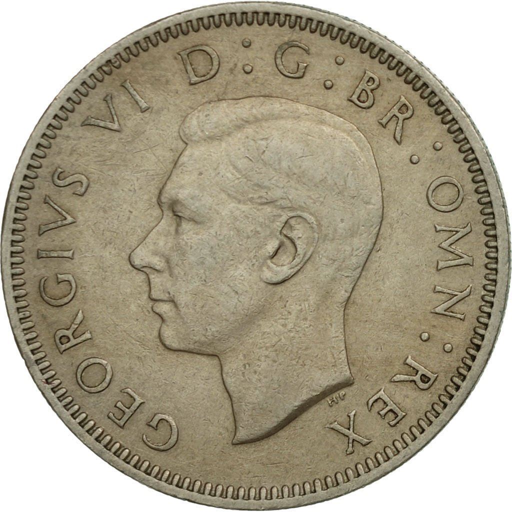 United Kingdom 1 Shilling - George VI Scottish crest | with 'IND:IMP' | Coin KM864 1947 - 1948