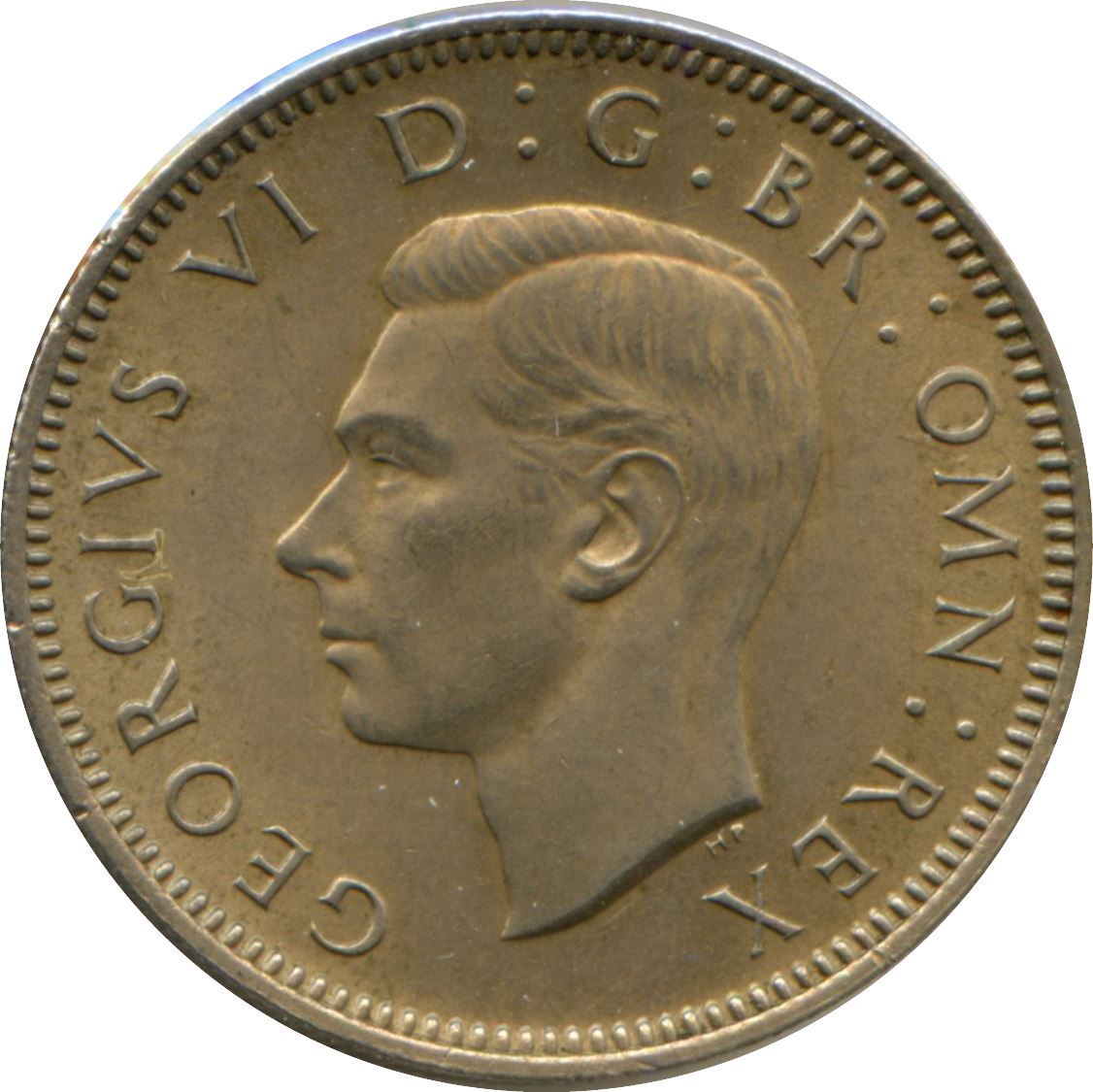 United Kingdom 1 Shilling - George VI Scottish crest | with 'IND:IMP' | Coin KM864 1947 - 1948